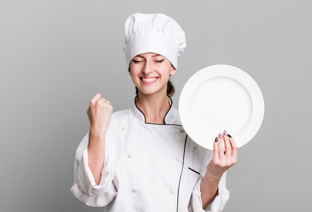 Uśmiechnięty kucharz